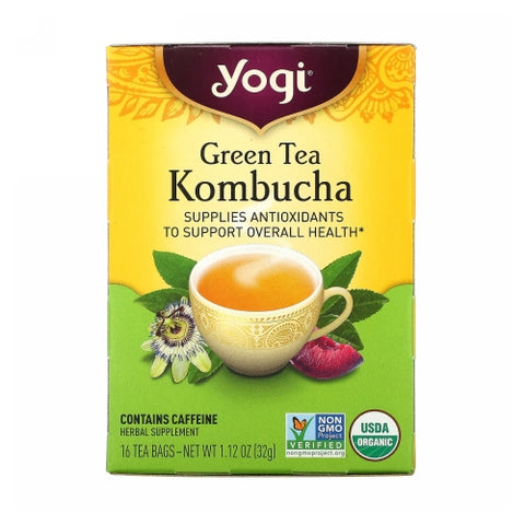 Yogi, Yogi Tea Kombucha Green Tea, 16 bags