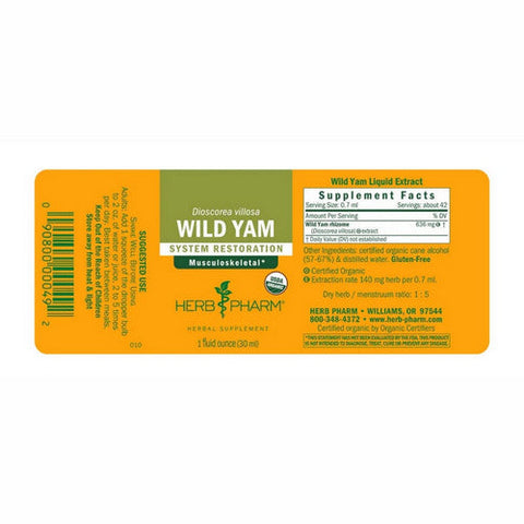 Herb Pharm, Wild Yam, 1 oz Herb Pharm