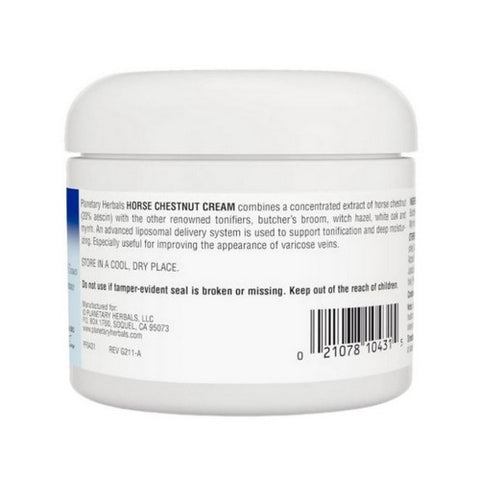 Planetary Herbals, Horse Chestnut, Cream 4 Oz
