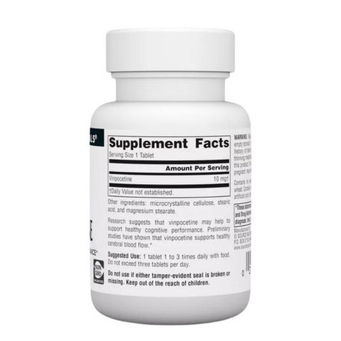 Source Naturals, Vinpocetine, 10 MG, 60 Tabs