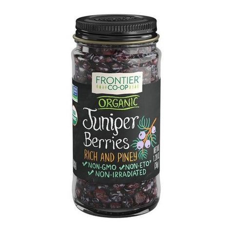 Frontier Herb, Organic Juniper Berries Whole, 1.3 Oz