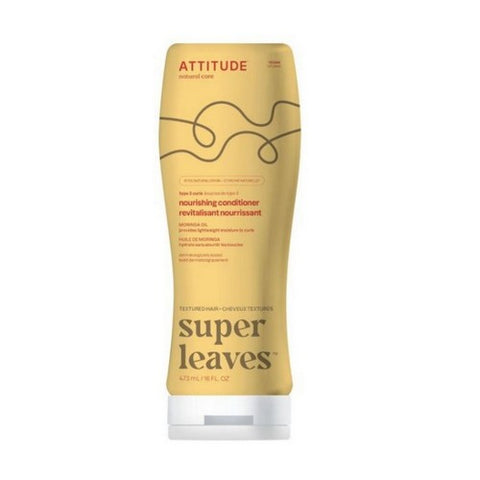 Attitude, Curl Moisturizing Conditioner Hydrating Moringa Oil, 16 Oz