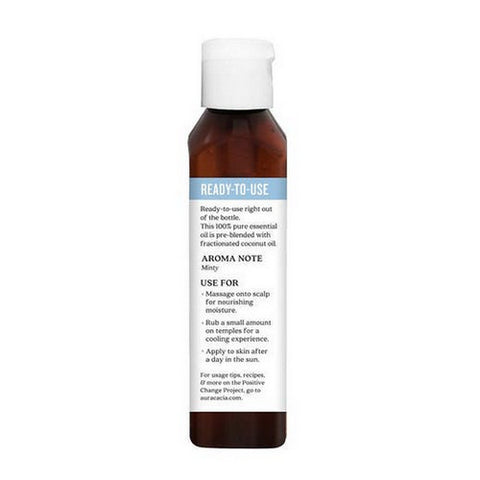 Aura Cacia, Ready-To-Use Essential Oil, Peppermint 4 Oz