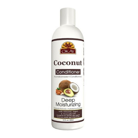 Okay Pure Naturals, Conditioner, Coconut 12 Oz