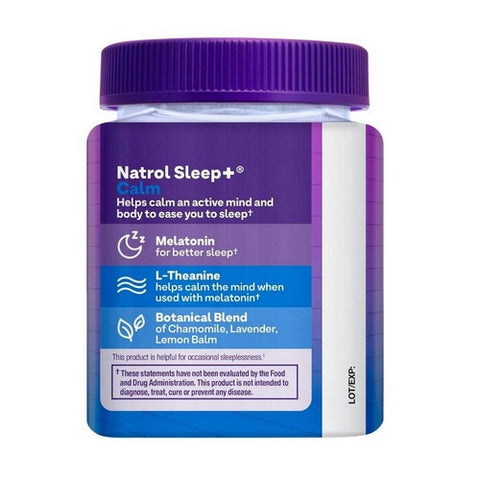 Natrol, Sleep Plus Calm Gummy Strawberry, 60 Gummies