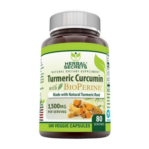 Amazing Nutrition, Turmeric Curcumin With Bioperine, 1500 mg, 180 VegCaps