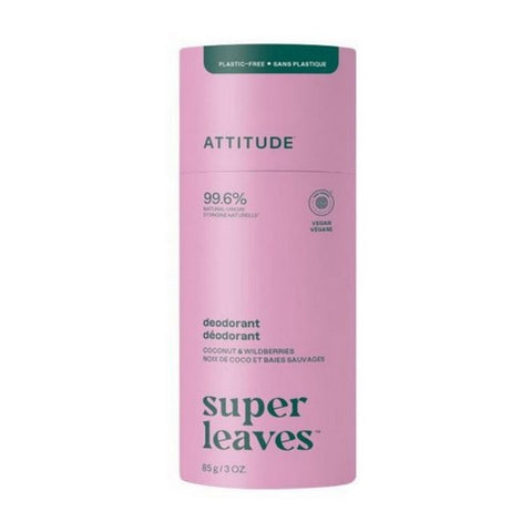 Attitude, Super Leaves Deodorant White Tea Leaves, 3 Oz