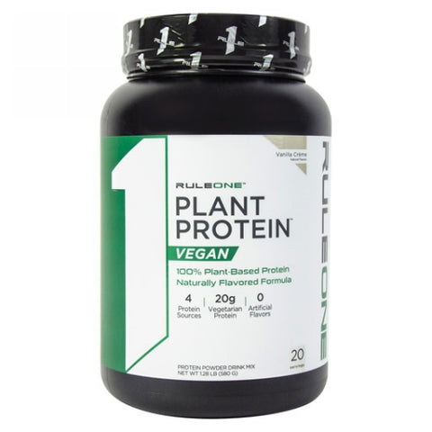 Rule 1, R1 Plant Protein Vanilla CrÃ¨me, 1.28 Lbs