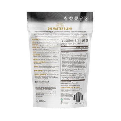 Om Mushrooms, Master Blend, 54 Grams