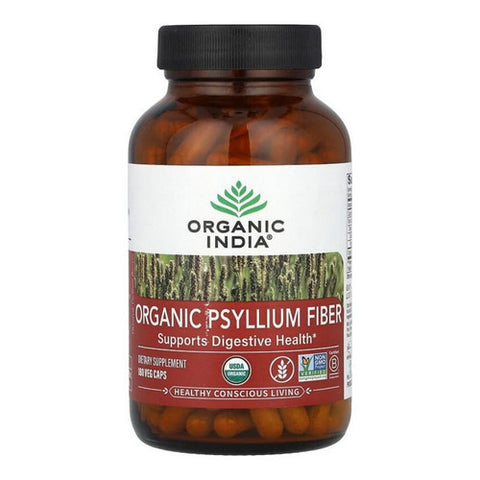 Organic India, Organic Psyllium Fiber, 180 VegCaps