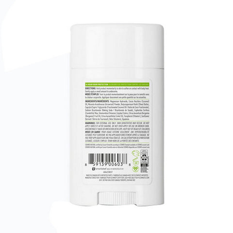 Schmidt's Deodorant, Bergamot Plus Lime Natural Deodorant, 2.65 Oz