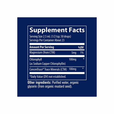 Trace Minerals, Liquid Ionic Chlorophyll, 2 Oz