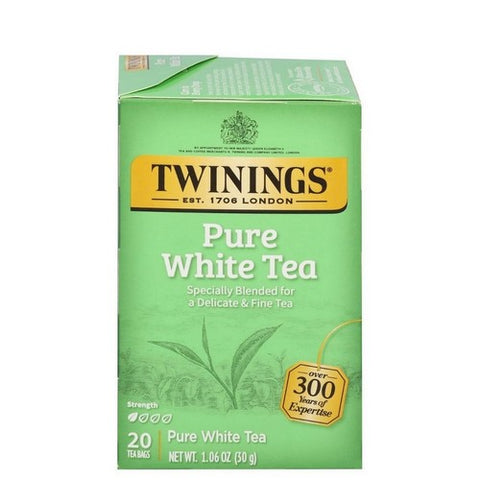 Twinings Tea, Fujian Chinese Pure White Tea, 20 Bags (Case of 6)