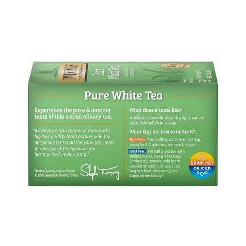 Twinings Tea, Fujian Chinese Pure White Tea, 20 Bags (Case of 6)
