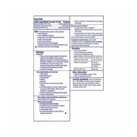 Vicks, Nyquil Cough DM Plus Congestion Liquid Berry, 8 Oz