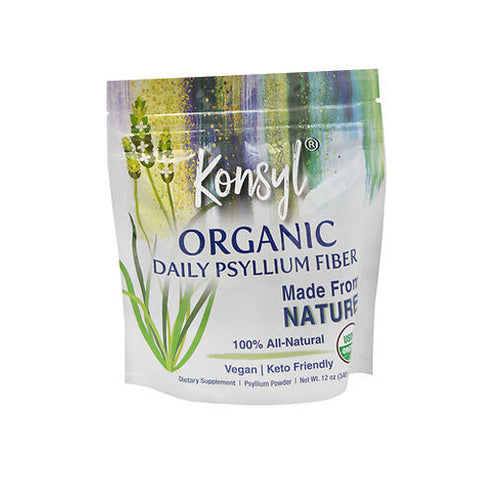 Konsyl, Organic Psyllium Fiber, 1 Count