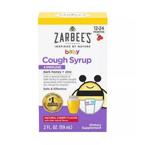 Neutrogena, Zarbee's Baby Cough Syrup + Immune Natural Cherry, 2 Oz