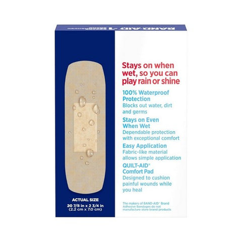 Band-Aid, Water Block Flex Adhesive Bandages 7/8 X 2 3/4 Inch, 20 Count Band-Aid