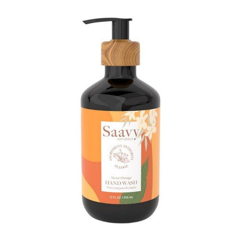 Saavy Naturals, Sweet Orange Hand Wash, 12 Oz