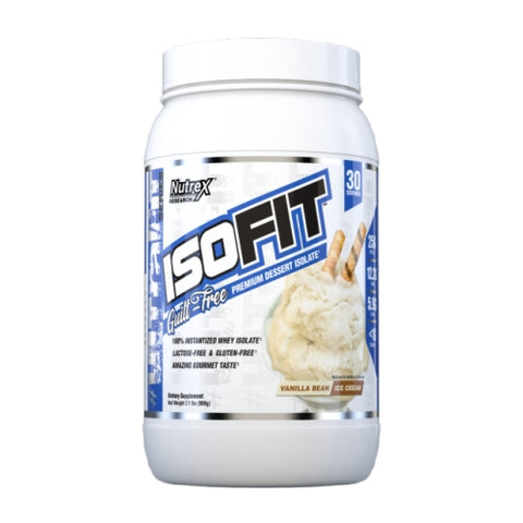 Nutrex Research, ISOFIT Vanilla Bean Ice Cream, 30 Servings