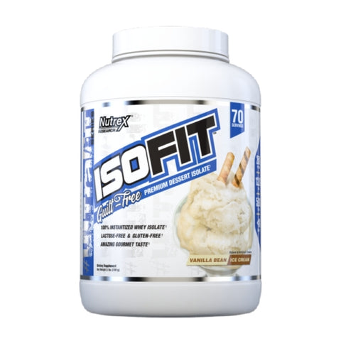 Nutrex Research, ISOFIT Vanilla Bean Ice Cream, 70 Servings