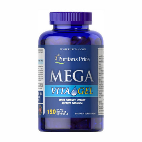 Puritan's Pride, Mega Vita Gel with Zinc, 120 Softgels