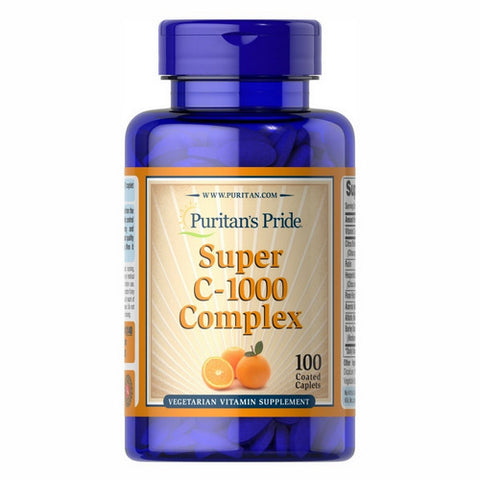 Puritan's Pride, C-1000 Complex, 100 Coated Caplets