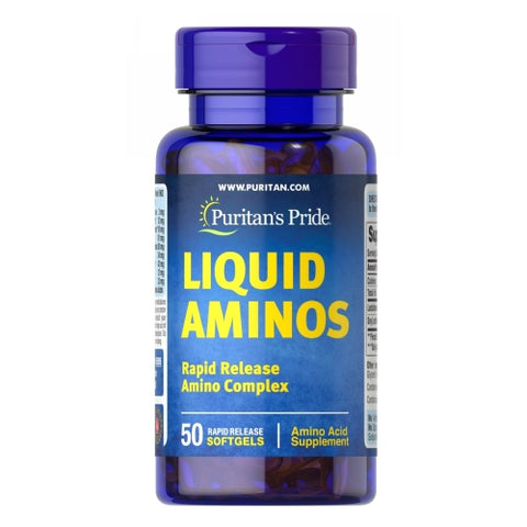 Puritan's Pride, Liquid Aminos, 50 Softgels