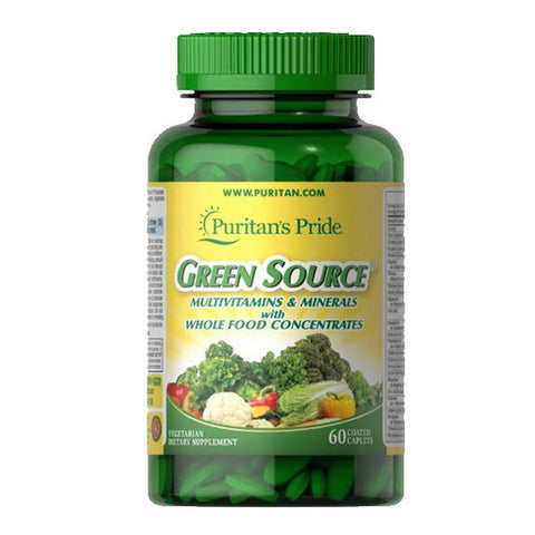 Puritan's Pride, Green Source Multivitamin & Minerals, 60 Caplets