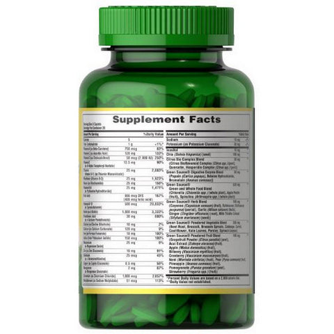 Puritan's Pride, Green Source Multivitamin & Minerals, 60 Caplets