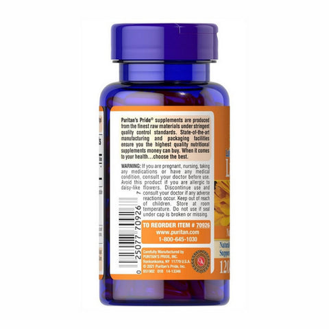 Puritan's Pride, Lutein with Zeaxanthin, 40 mg, 120 Capsules