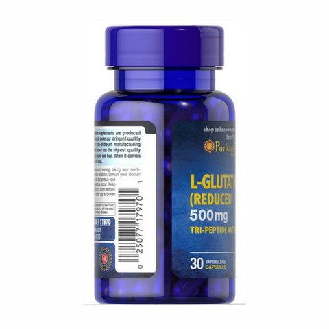 Puritan's Pride, L-Glutathione, 500 mg, 30 Capsules