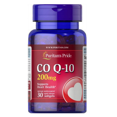 Puritan's Pride, CoQ-10, 200 mg, 30 Rapid Release Softgels