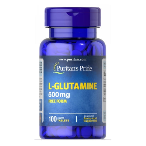 Puritan's Pride, L-Glutamine, 500 mg, 100 Tablets
