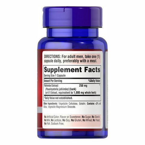 Puritan's Pride, Yohimbe Extract, 1000 mg, 50 Rapid Release Capsules