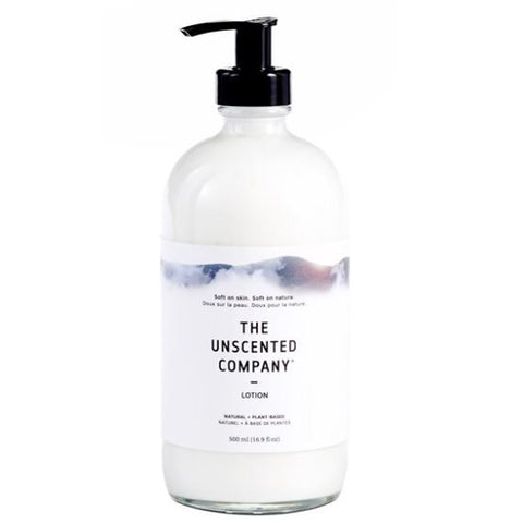 The Unscented Company, Hand & Body Lotion Glass Bottle, 15.7 Oz