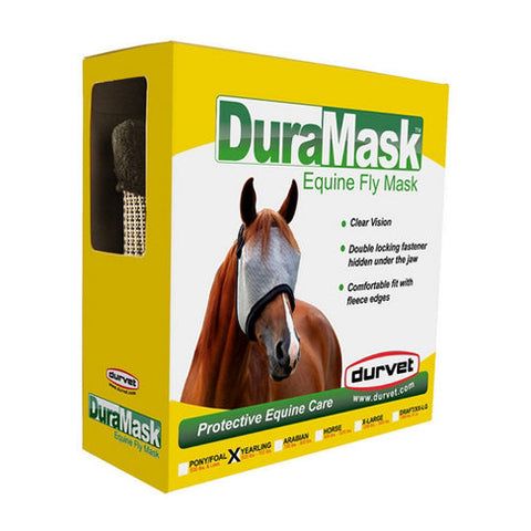 Duramask Equine Fly Mask Without Ears Without Ears Yearling 1 Each by Durvet