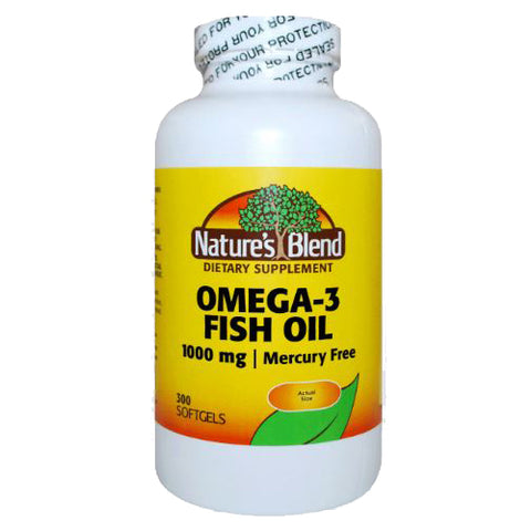 Nature's Blend, Omega-3, 1000 mg, 300 Softgels