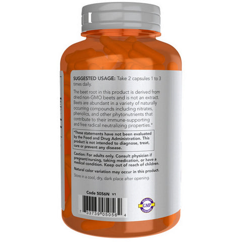 Now Foods, Beet Root, 550 Mg, 180 Veg Caps