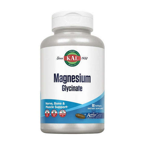 Kal, Magnesium Glycinate ActivGels, 90 Count
