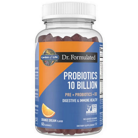 Garden of Life, Dr. Formulated Probiotics Orange Dream, 10 Billion, 60 Gummies