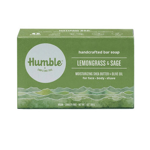 Humble Brands, Bar Soap Travel Size Lemongrass & Sage, 1 Oz