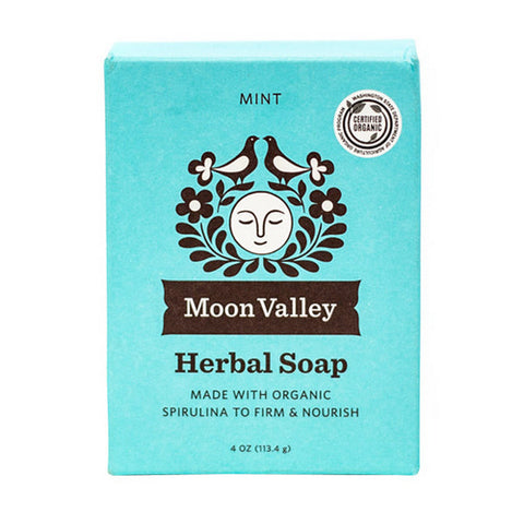 Moon Valley Organics, Herbal Soap Mint, 4 Oz