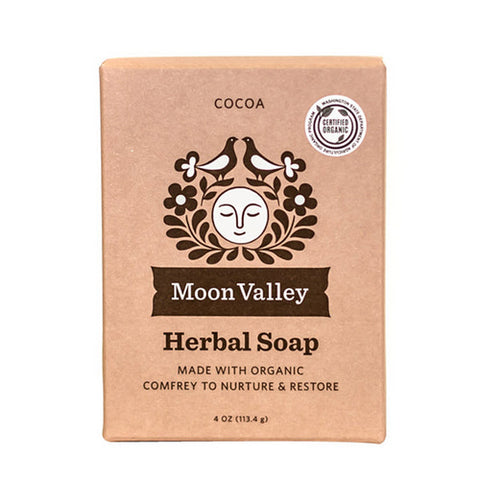 Moon Valley Organics, Herbal Soap Cocoa, 4 Oz