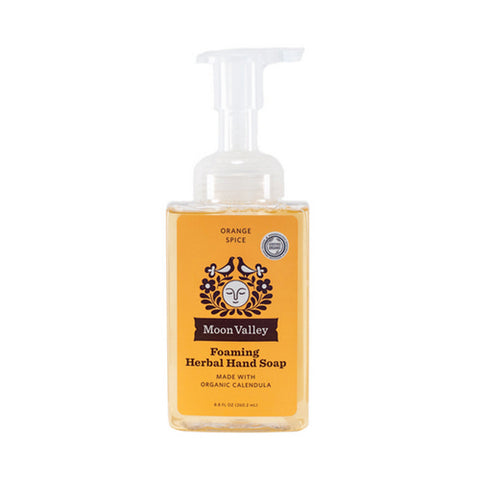 Moon Valley Organics, Foaming Herbal Hand Soap Orange Spice, 8.8 Oz