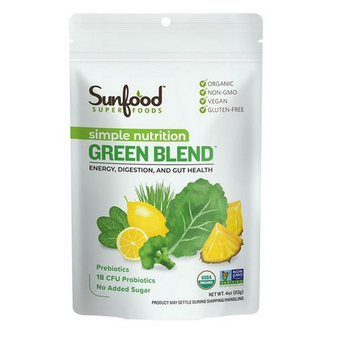 Sunfood Superfoods, Organic Green Superfood, 4 Oz