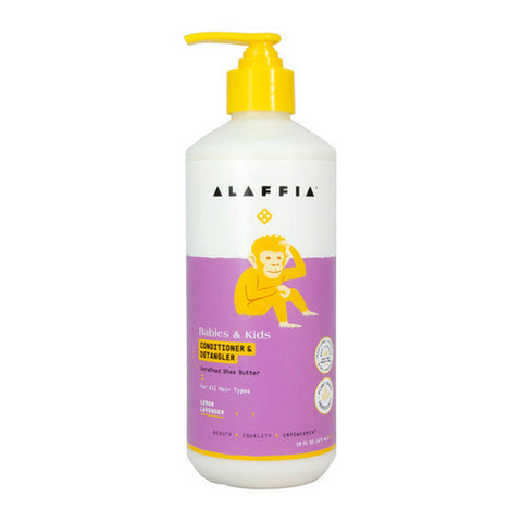 Alaffia, Babies And Kids Conditioner Detangler Lemon Lavender, 16 Oz