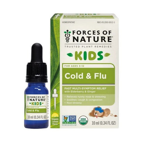Forces of Nature, Cold & Flu For Kids, 10 Ml
