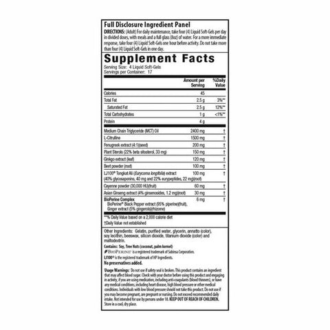 Irwin Naturals, Testosterone Mega Boost RED, 68 Softgels