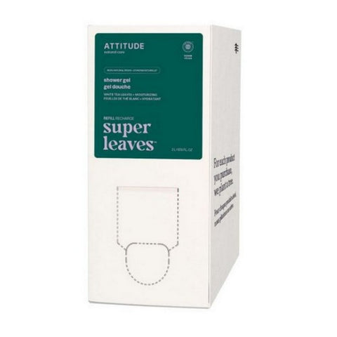 Attitude, Super Leaves Shower Gel Soothing White Tea Leaves, 2 Litre